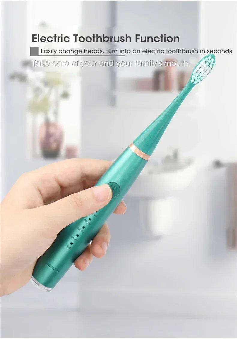 Bàn Chải Điện 3in1 Làm Sạch & Trắng Răng USB Sạc - Daisan Mart