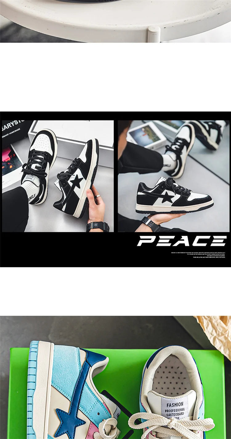 Giày Thể Thao Xu Hướng Hè Thu - Sneaker Ngôi Sao Unisex