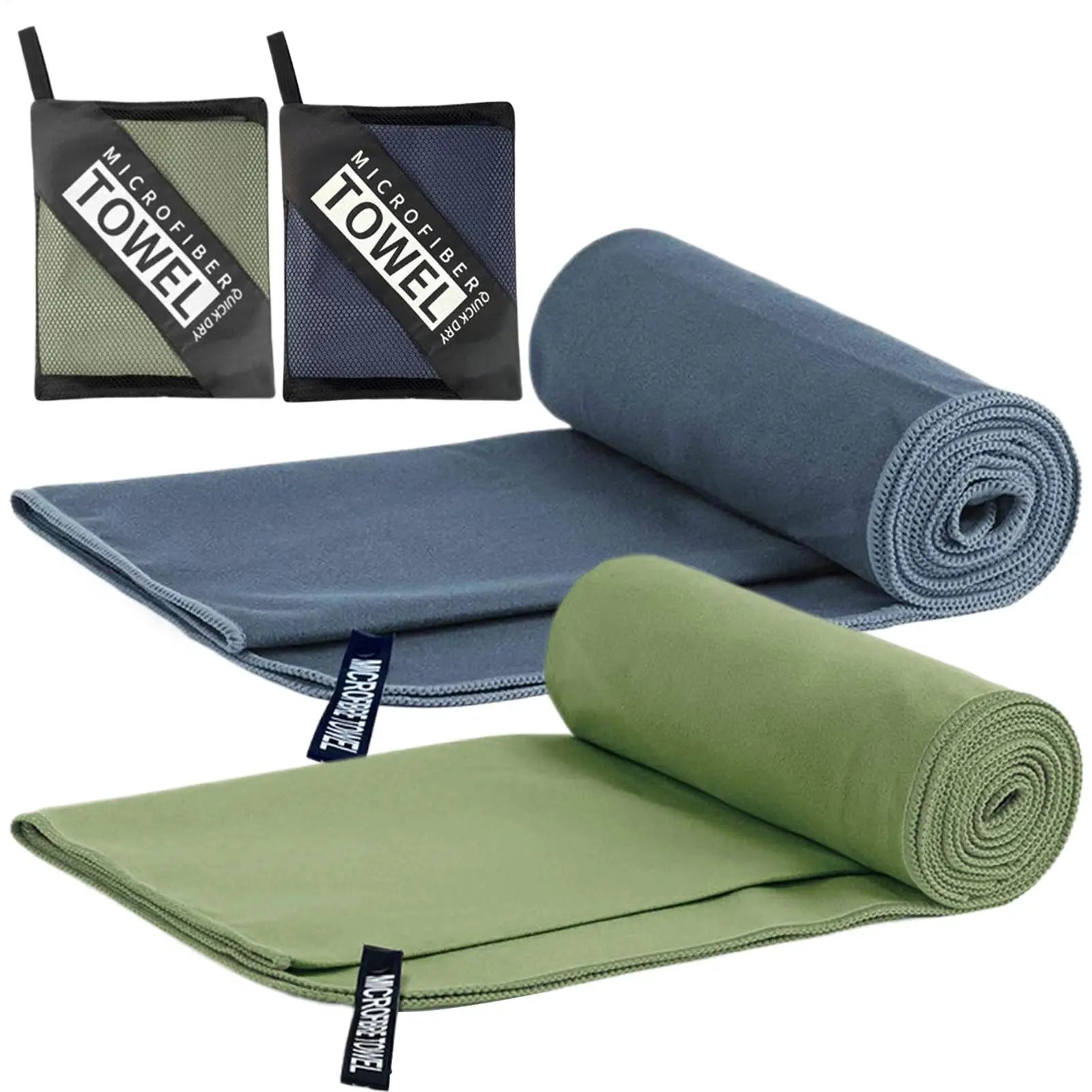 Microfiber Quick Dry Travel Towel Super Absorbent Soft Bath Sheet Sports Quick-Drying Super Absorbent Camping Towel Travel Towel - Daisan Mart