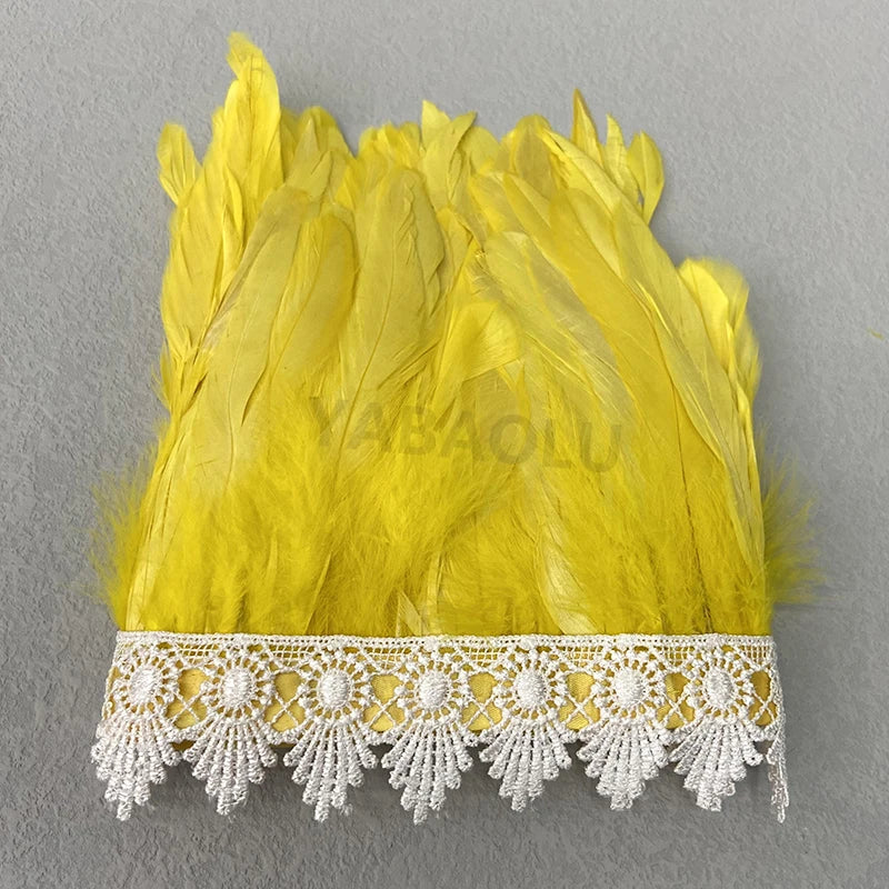 Natural Feather Sleeve Cuffs Gloves Party Cosplay Lace Wrist Cuffs Fur Sleeve Furry Accessories Carnival Stage Show Costume - Daisan Mart