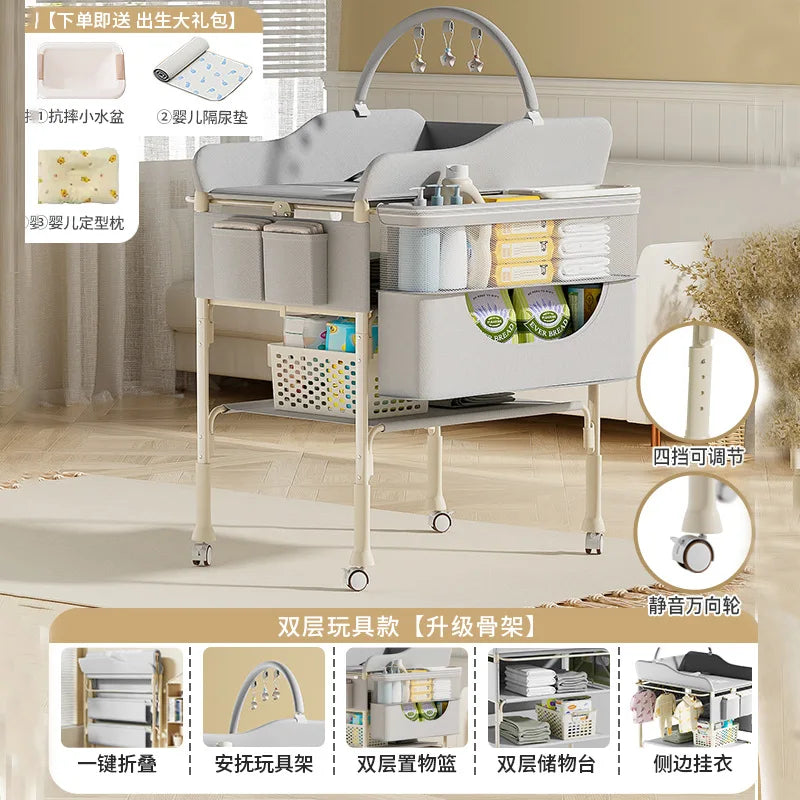 Bàn Tiện Ích Chăm Sóc Bé - Tắm, Thay, Massage - Daisan Mart