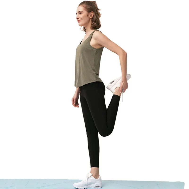 Áo Tập Yoga Nữ Lưng Hở Thoáng Mát, Thoải Mái Năng Động - Daisan Mart