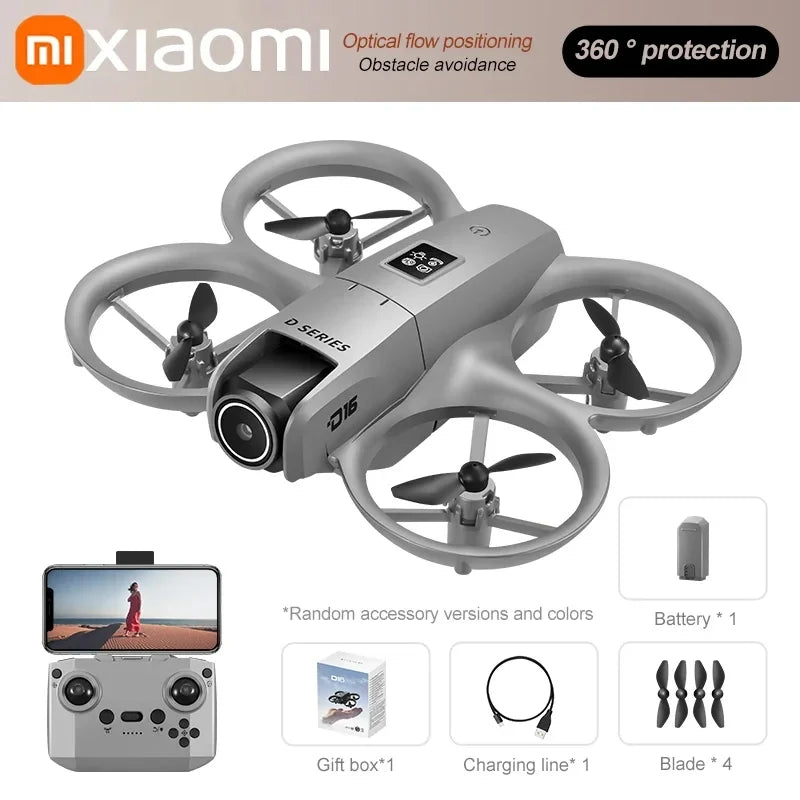 FlyCam Xiaomi D16 8K - Drone Mini Tránh Vật Cản - Daisan Mart