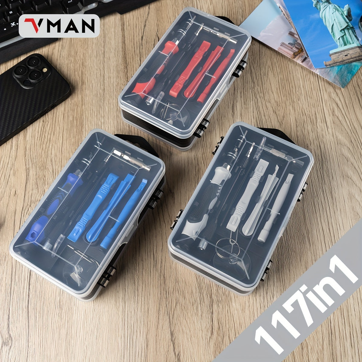 117in1 Multi-Tool Kit For Electronics