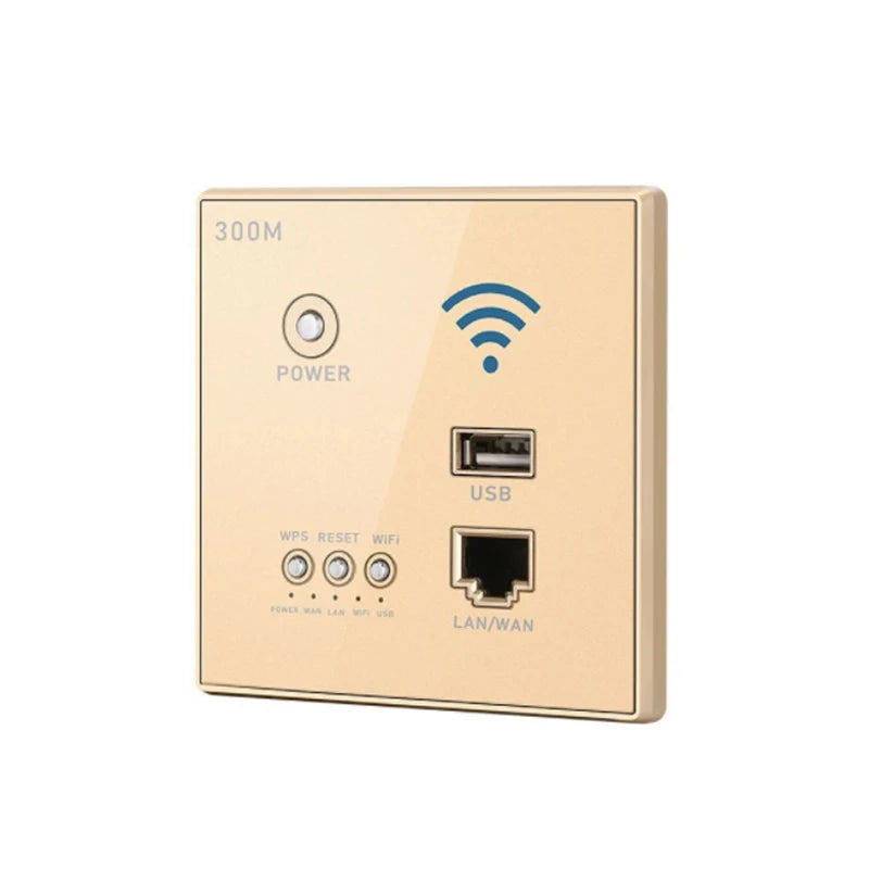 Ổ Cắm Tường WiFi Thông Minh Tích Hợp USB 300M - Daisan Mart