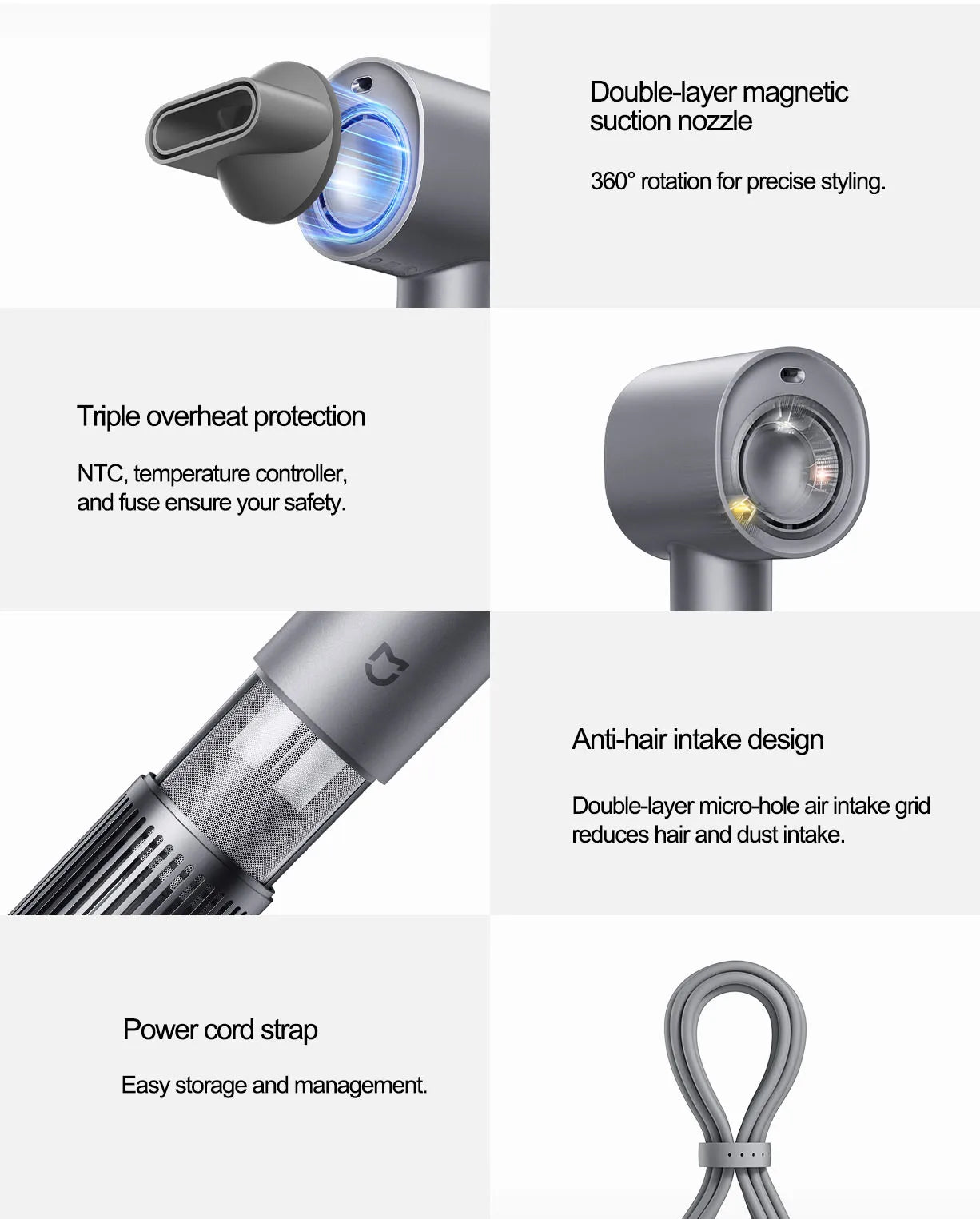 Máy Sấy Tóc Xiaomi Mijia H701 - Tốc Độ & Hiện Đại - Daisan Mart