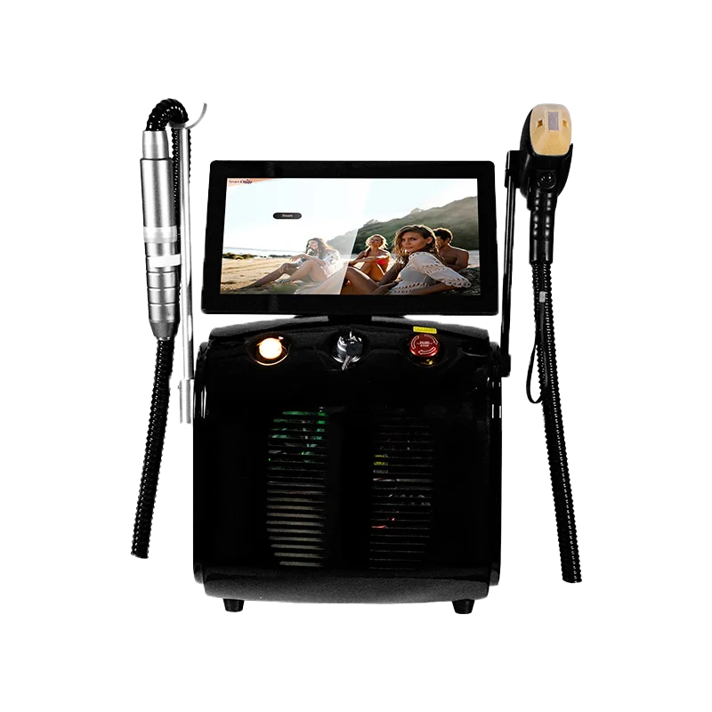 808 Diode Laser Hair Removal Machine 4-Wave Painless Permanent Portable 4000W Device  Soprano Titanium - Daisan Mart