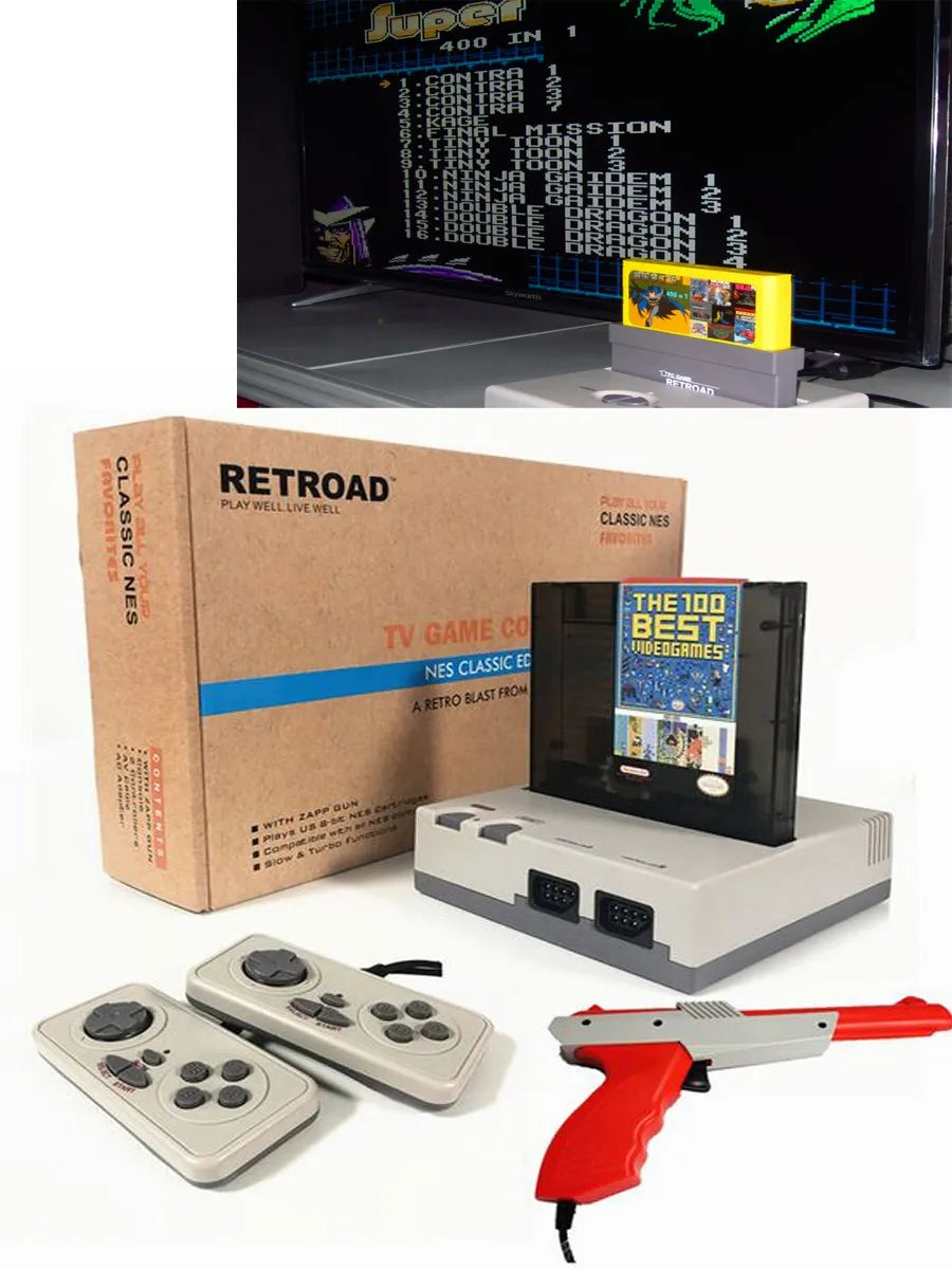 Máy Chơi Game 8Bit Retro Huyền Thoại Hỗ Trợ 72P 60P - Daisan Mart