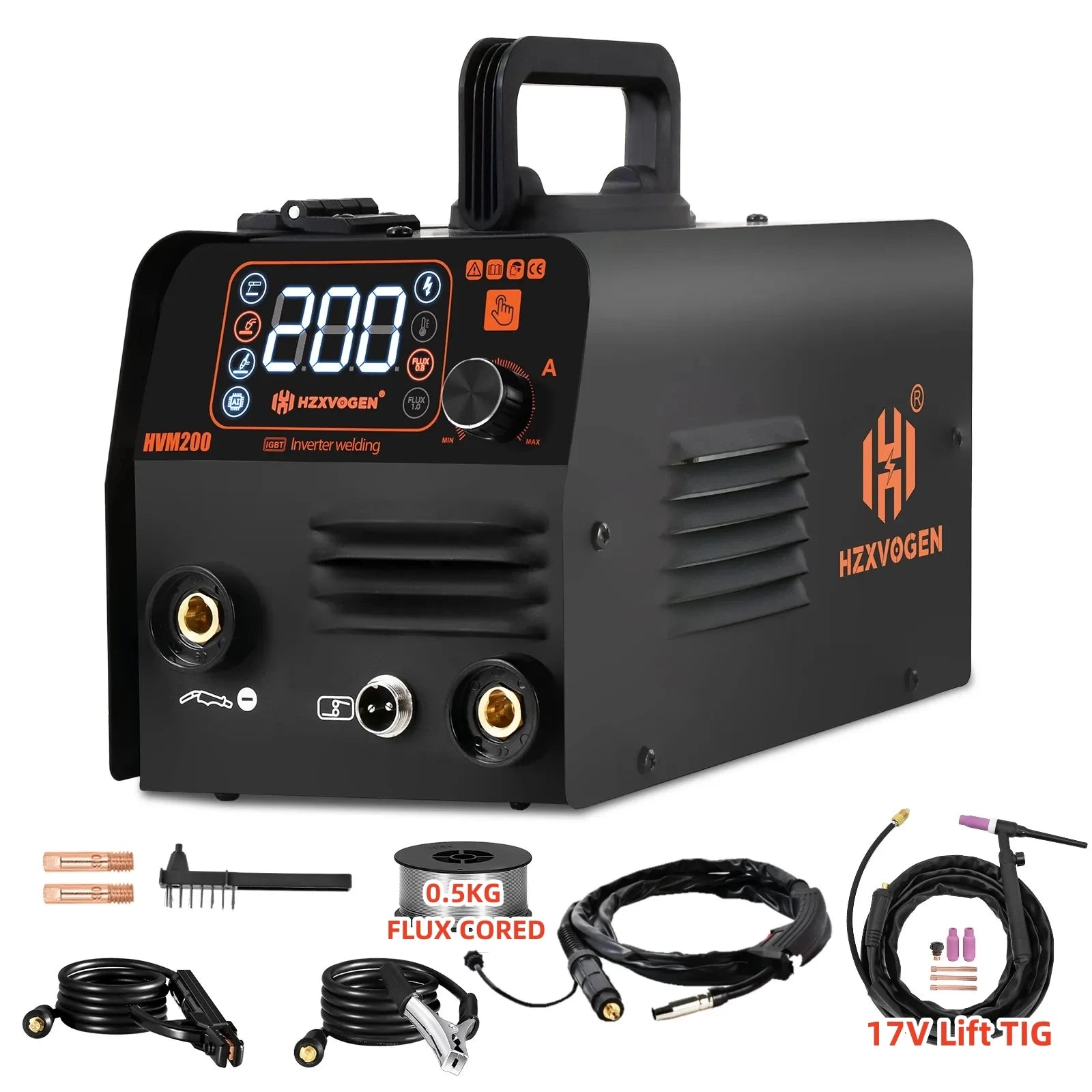 Máy Hàn Đa Năng HVM200 - MIG/TIG/MMA Không Cần Khí - Daisan Mart
