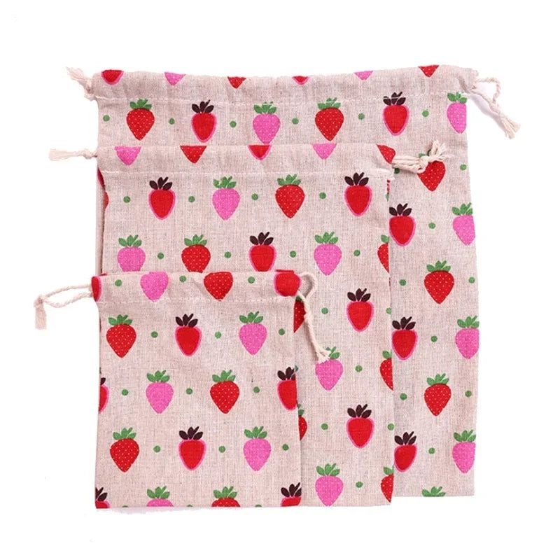 Túi Vải Cotton In Hình Đáng Yêu Đa Năng Cho Bé - Daisan Mart