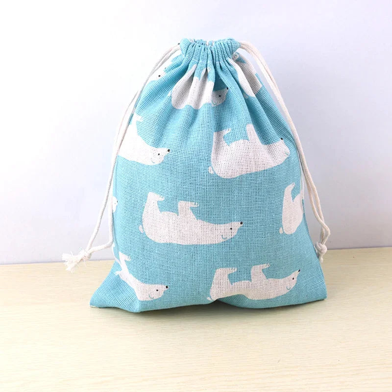 Túi Vải Cotton In Hình Đáng Yêu Đa Năng Cho Bé - Daisan Mart