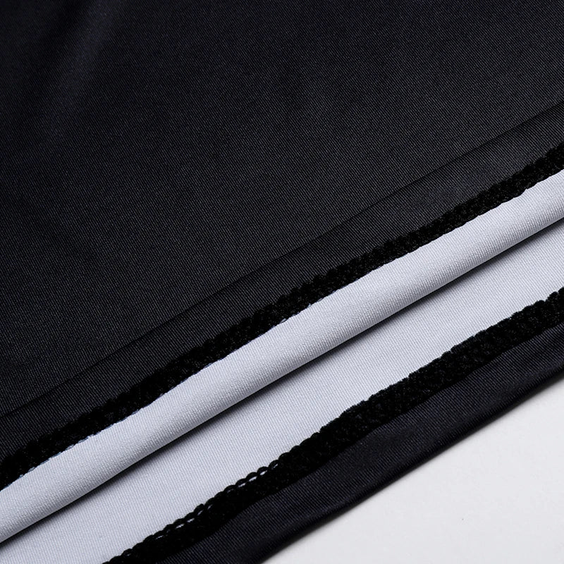 男士長袖修身健身運動T卹