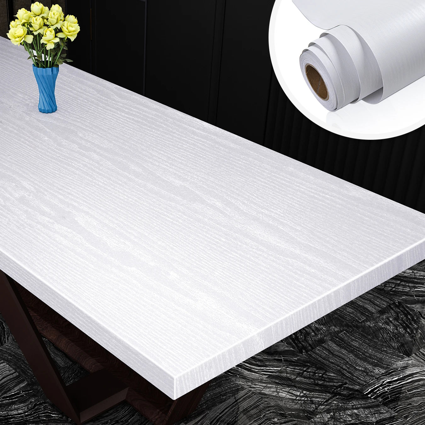 Giấy Dán Tường Vân Gỗ Chống Nước Tự Dính PVC - Daisan Mart