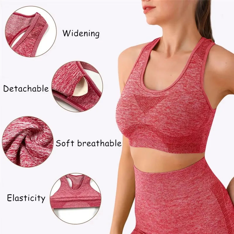 Áo Bra Thể Thao Nữ Đệm Ngực Tập Gym Yoga Thoáng Khí - Daisan Mart