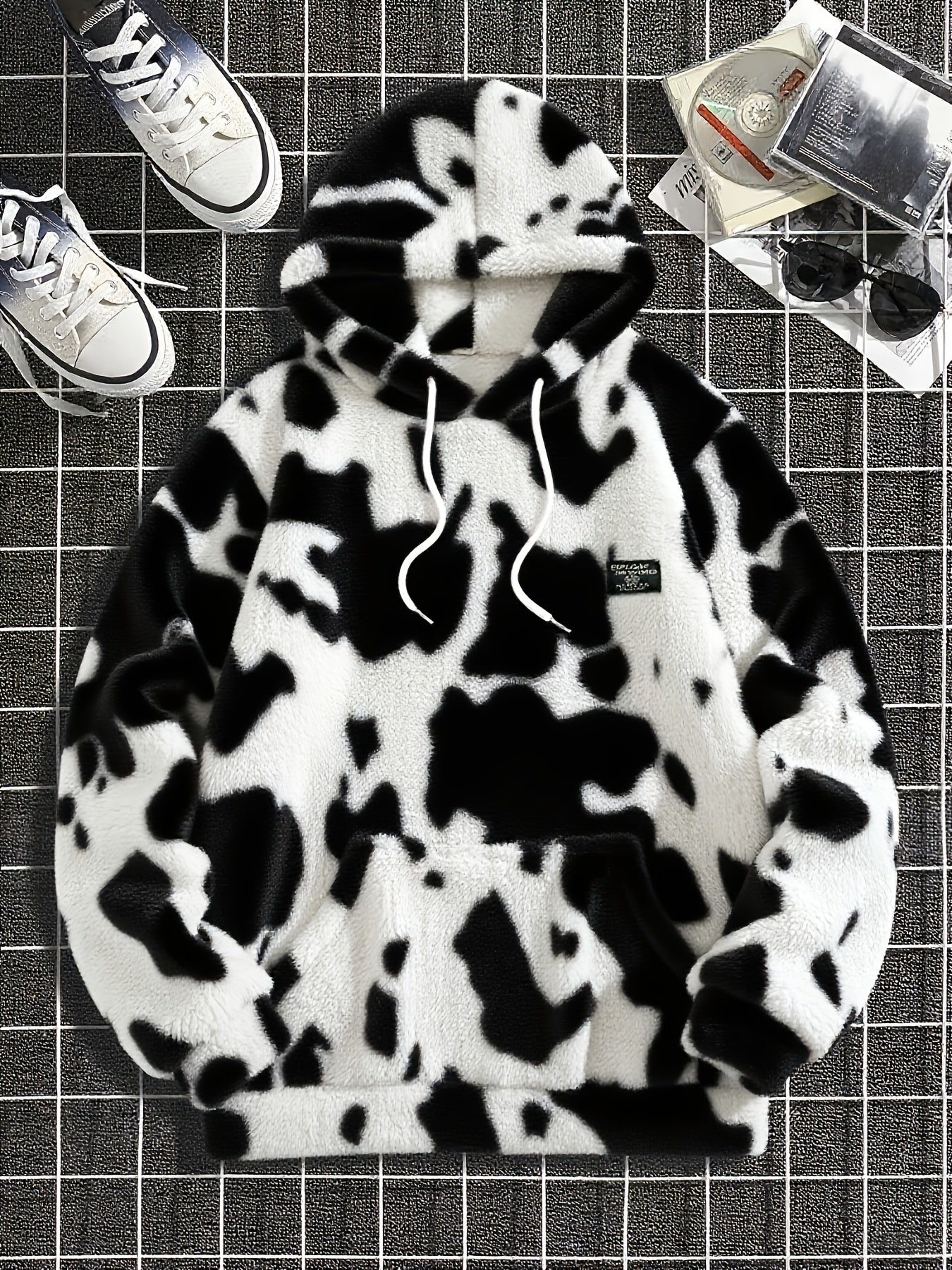 Hoodie Nỉ Bò Sữa Ấm Áp, Thể Thao Năng Động