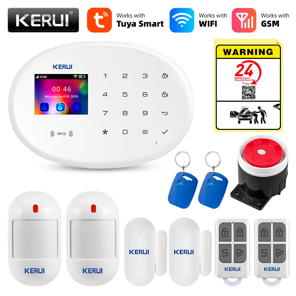 Báo Động Chống Trộm KERUI WiFi Thông Minh Nhà - Daisan Mart