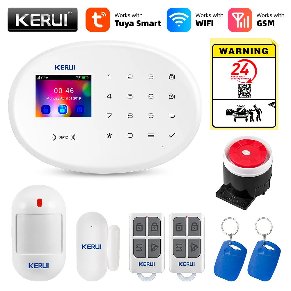 Báo Động Chống Trộm KERUI WiFi Thông Minh Nhà - Daisan Mart