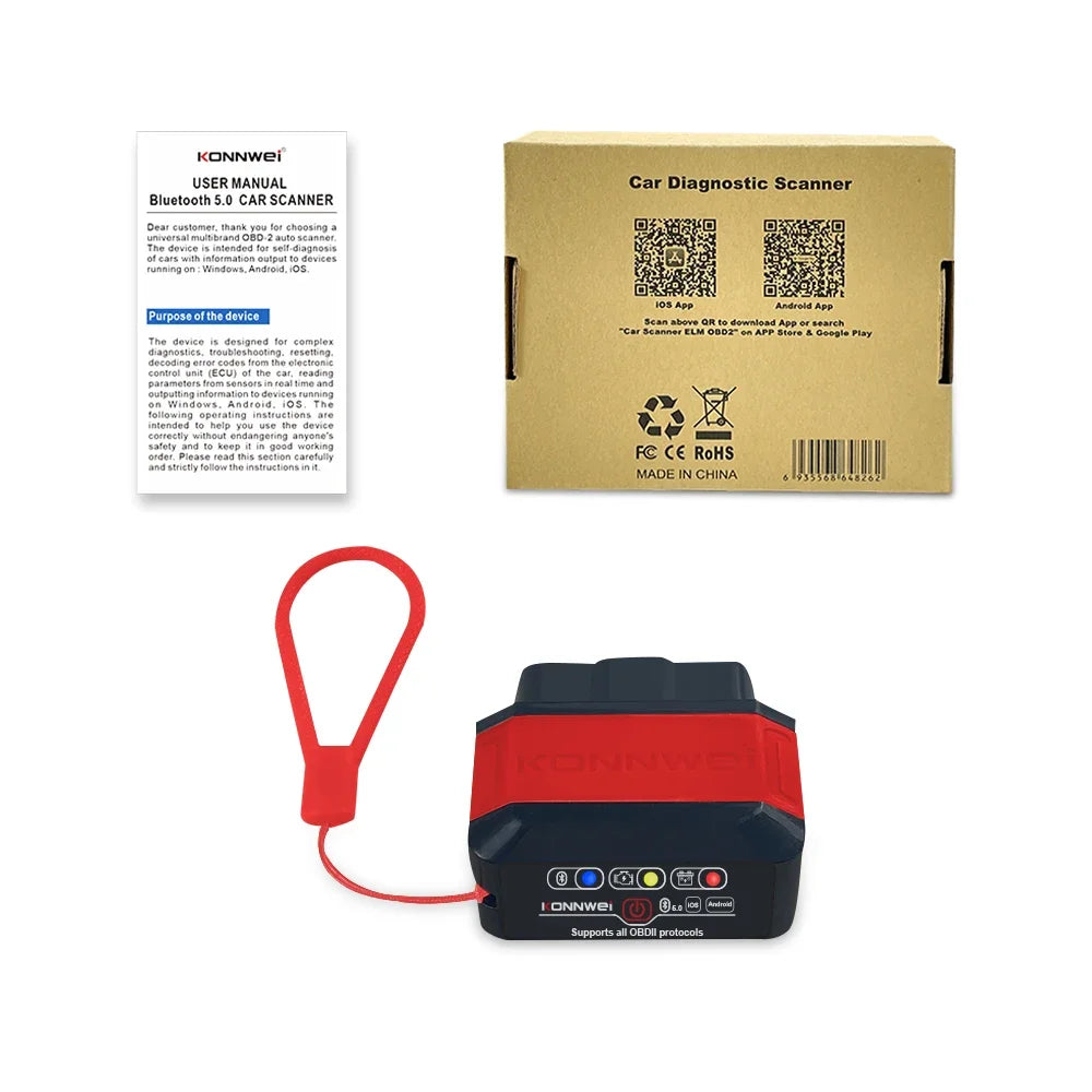 Máy Quét Lỗi Ô Tô KONNWEI KW906 Bluetooth 5.0 - Daisan Mart