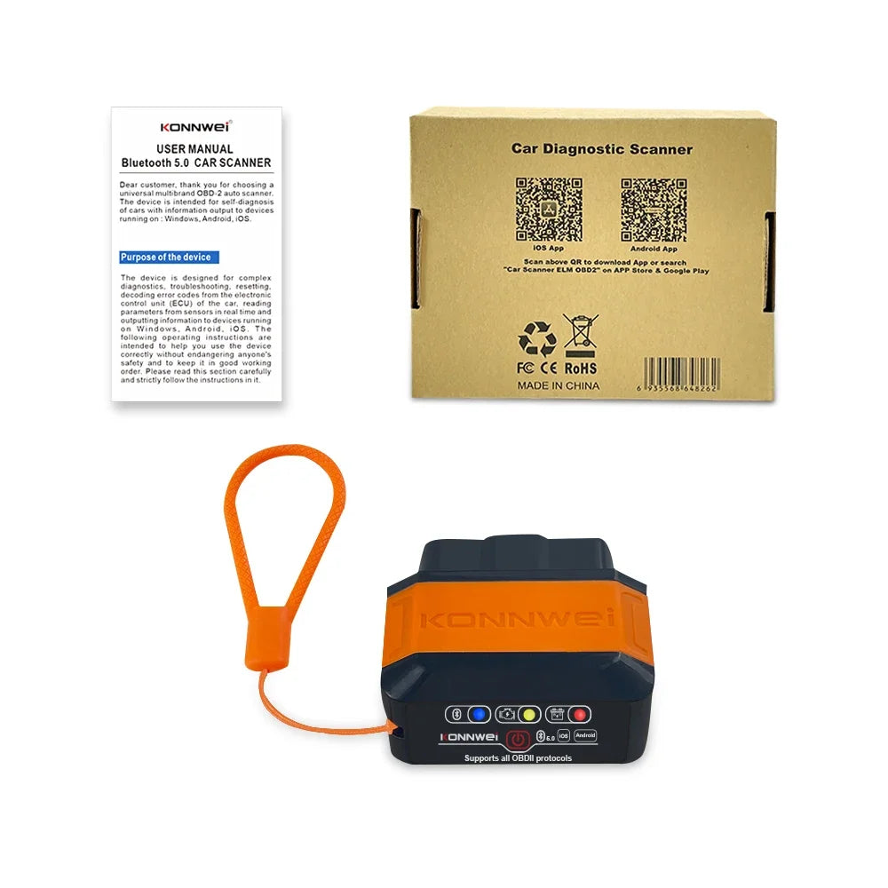 Máy Quét Lỗi Ô Tô KONNWEI KW906 Bluetooth 5.0 - Daisan Mart