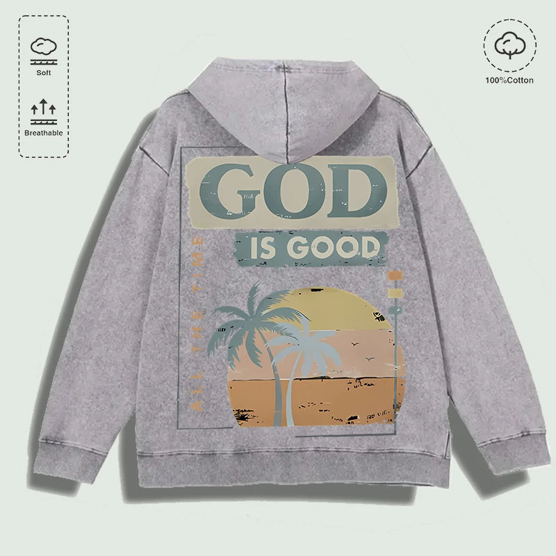 Áo Hoodie Cotton Chúa Luôn Tốt Màu Sắc Đa Dạng - Daisan Mart