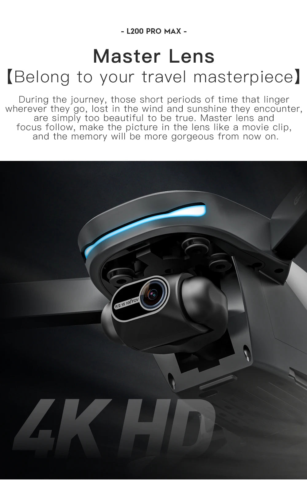 L200 Pro Max 5000M GPS Drone 8K Professional HD Camera FPV Dron 2-Axis Gimbal Foldable Obstacle Avoidance RC Quadcopter VS L600 - Daisan Mart