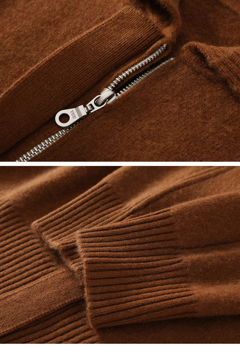 Áo Khoác Len Cashmere Nữ Cổ Bẻ, Dáng Rộng, Ấm Áp - Daisan Mart