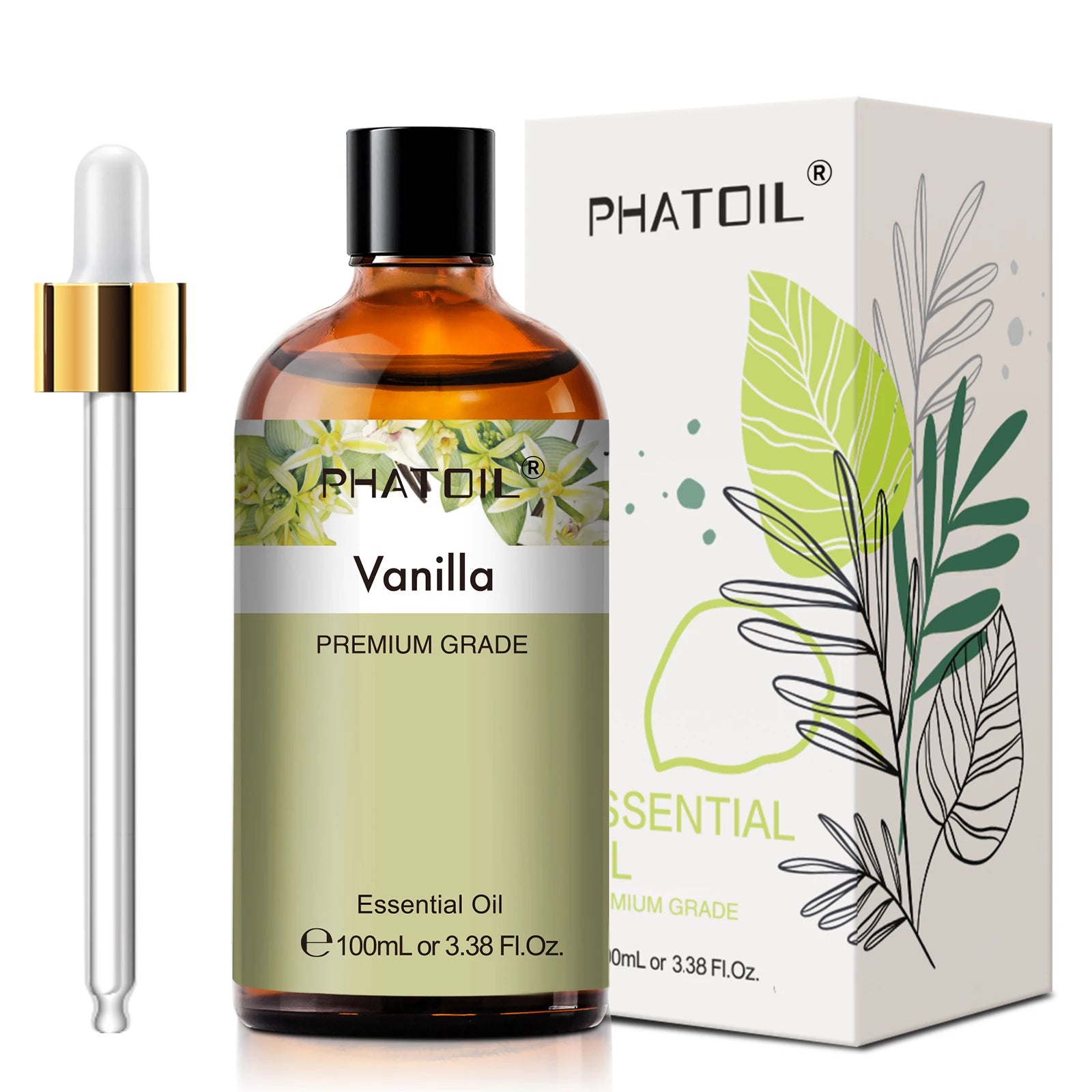 PHATOIL 100ML Eucalyptus Rose Essential Oils Lavender Indian Sandalwood Bergamot Cinnamon Lemongrass Essential Oils For Skin - Daisan Mart