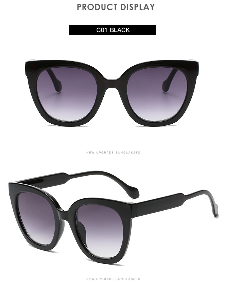 Cycling New Women Cat Eye Vintage Sunglasses Brand Design Retro Gradient Sun Glasses Female Lady Eyeglass Cateye Eyewear Goggles - Daisan Mart