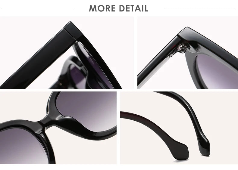 Cycling New Women Cat Eye Vintage Sunglasses Brand Design Retro Gradient Sun Glasses Female Lady Eyeglass Cateye Eyewear Goggles - Daisan Mart