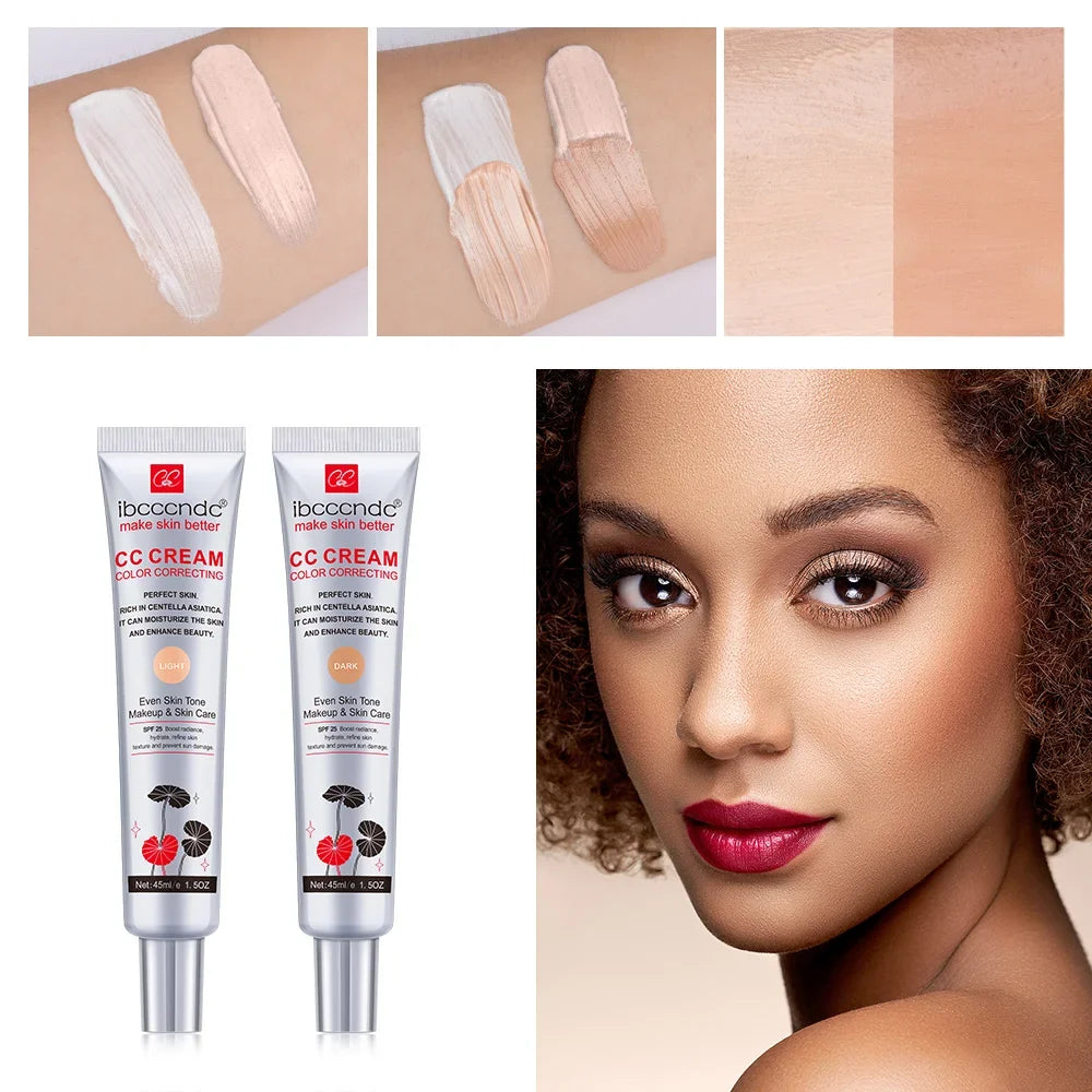 CC Cream for Face Concealer Makeup Foundation Concealer Full Coverage Cosmetics Base Female Cc Moisture erborian - Daisan Mart