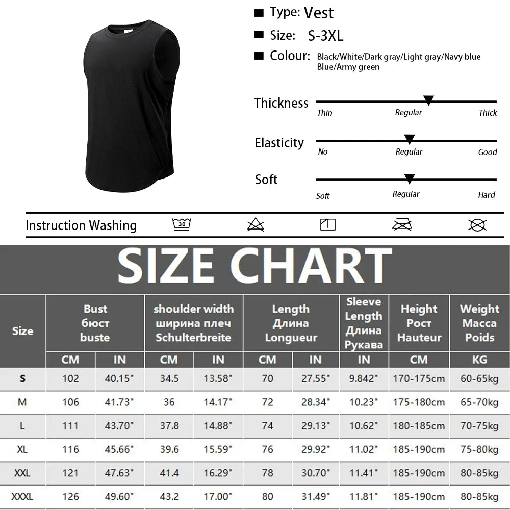Áo Tank Nam Hè Thoáng Khí Nhanh Khô Gym Chạy Bộ - Daisan Mart