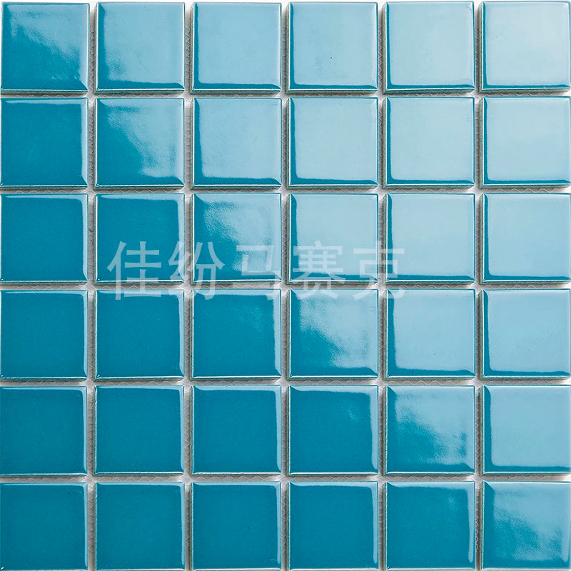 Gạch Mosaics Gốm Đơn Sắc Trang Trí Nhà Tinh Tế - Daisan Mart