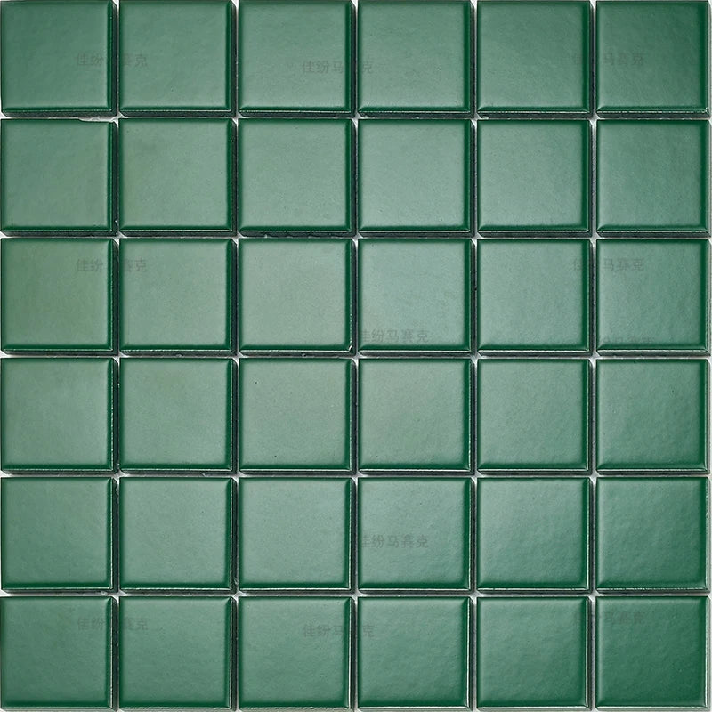 Gạch Mosaics Gốm Đơn Sắc Trang Trí Nhà Tinh Tế - Daisan Mart