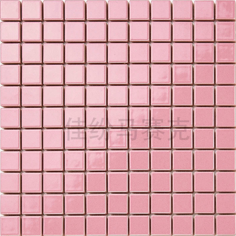 Gạch Mosaics Gốm Đơn Sắc Trang Trí Nhà Tinh Tế - Daisan Mart