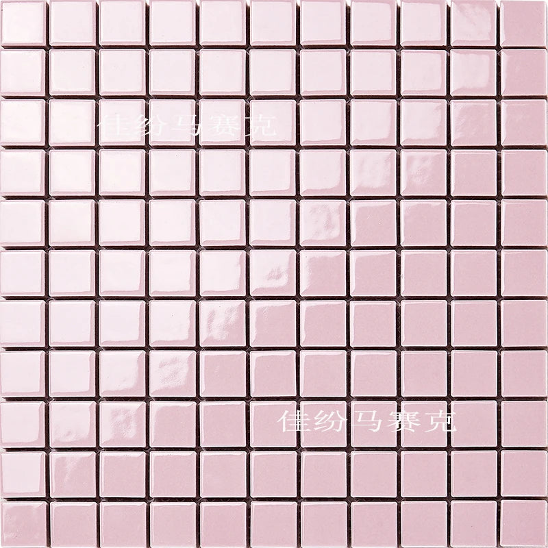 Gạch Mosaics Gốm Đơn Sắc Trang Trí Nhà Tinh Tế - Daisan Mart