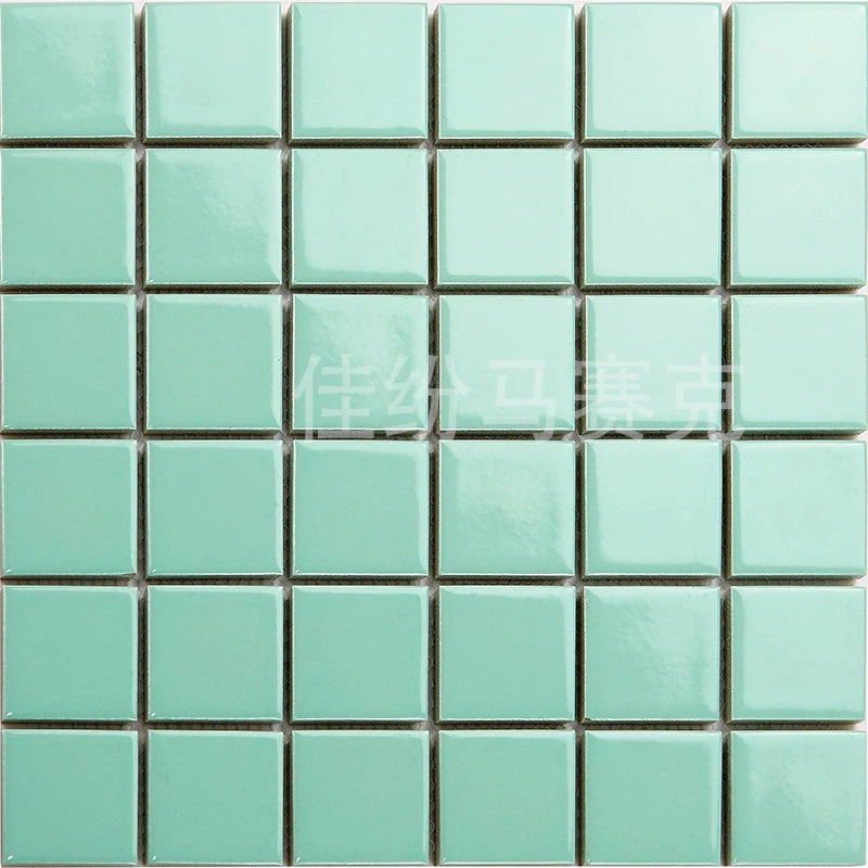 Gạch Mosaics Gốm Đơn Sắc Trang Trí Nhà Tinh Tế - Daisan Mart
