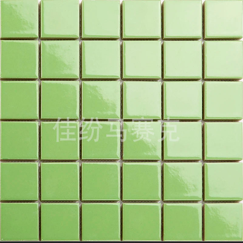 Gạch Mosaics Gốm Đơn Sắc Trang Trí Nhà Tinh Tế - Daisan Mart