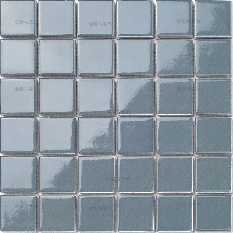 Gạch Mosaics Gốm Đơn Sắc Trang Trí Nhà Tinh Tế - Daisan Mart