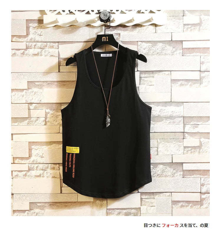 Áo Tanktop Thể Hình Nam, Vải Cotton Dáng Rộng Mùa Hè - Daisan Mart