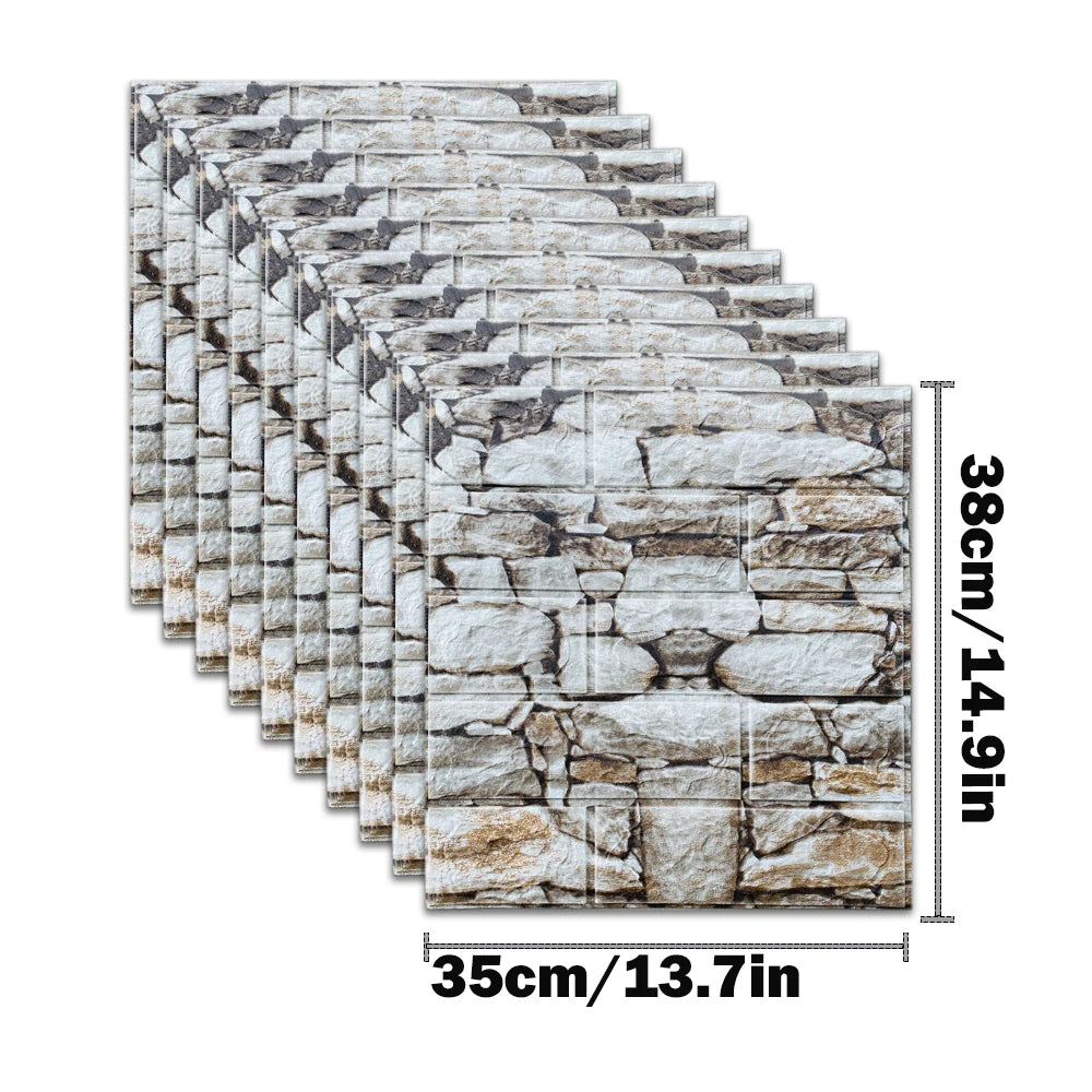 Xốp Dán Tường 3D Chống Nước - Trang Trí Nội Thất - Daisan Mart