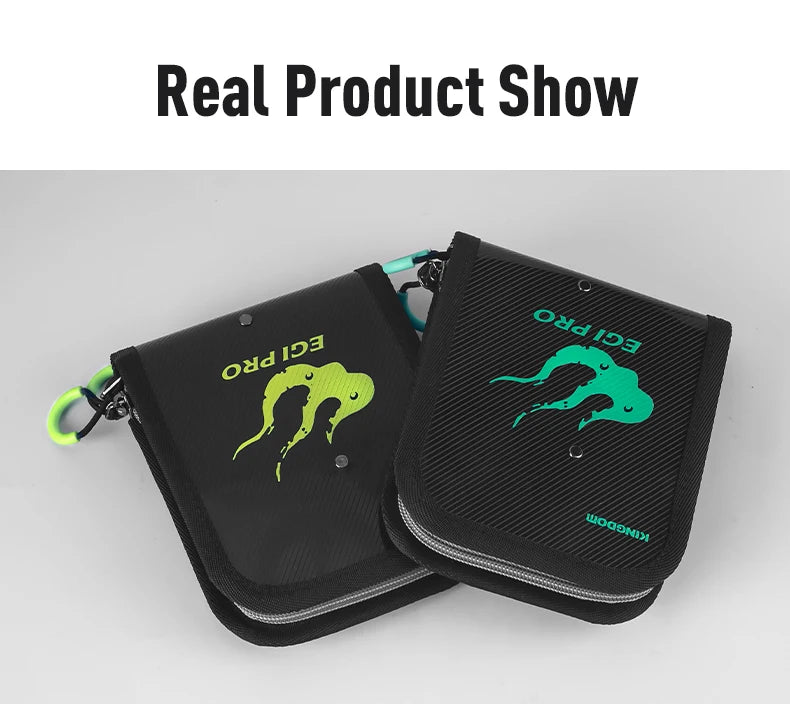 YOOFISH Fishing Bag Octopus Egi Bag Squid Jig Storage Box 6/12/40 Pcs Hard Lure Bag Freshwater Seawater Fishing Tackle Bag Box - Daisan Mart