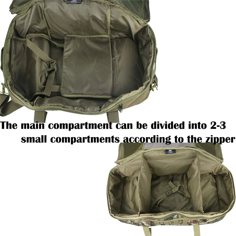 3in1 Multi-Function Military Backpack 30L/45L/80L For Men