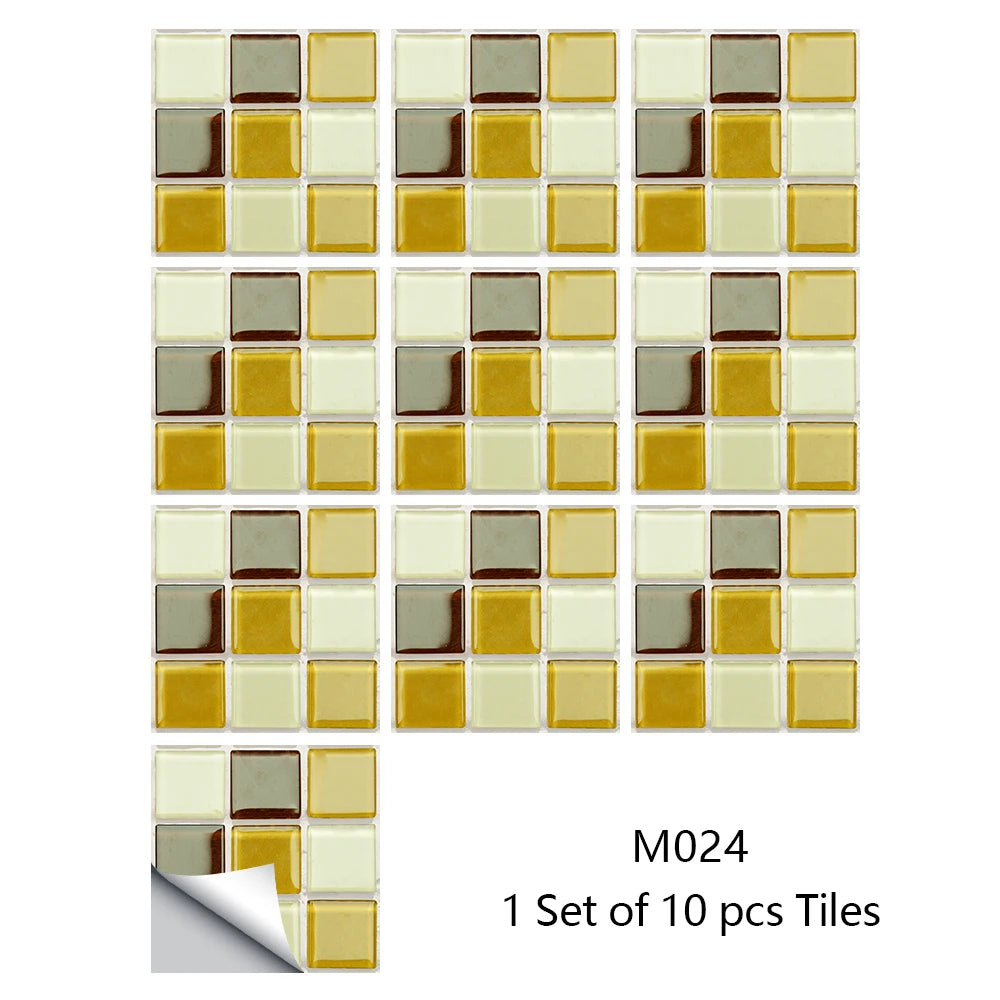 Decal Dán Tường 3D Đá Cẩm Thạch Chống Thấm 10 Miếng - Daisan Mart