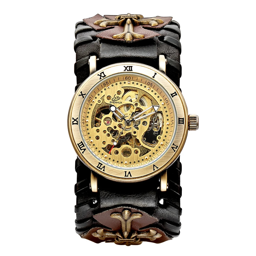 Shenhua Punk European and American mechanical watch for men 2023 fashion