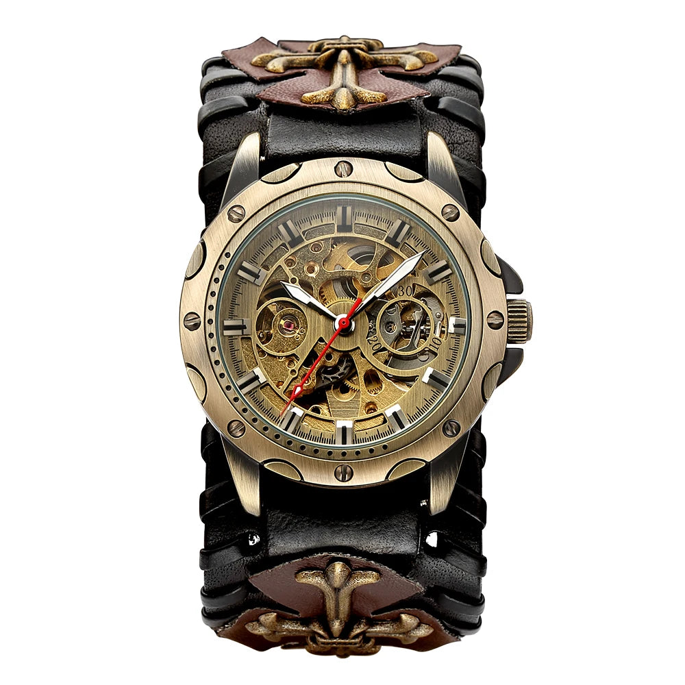 Shenhua Punk European and American mechanical watch for men 2023 fashion