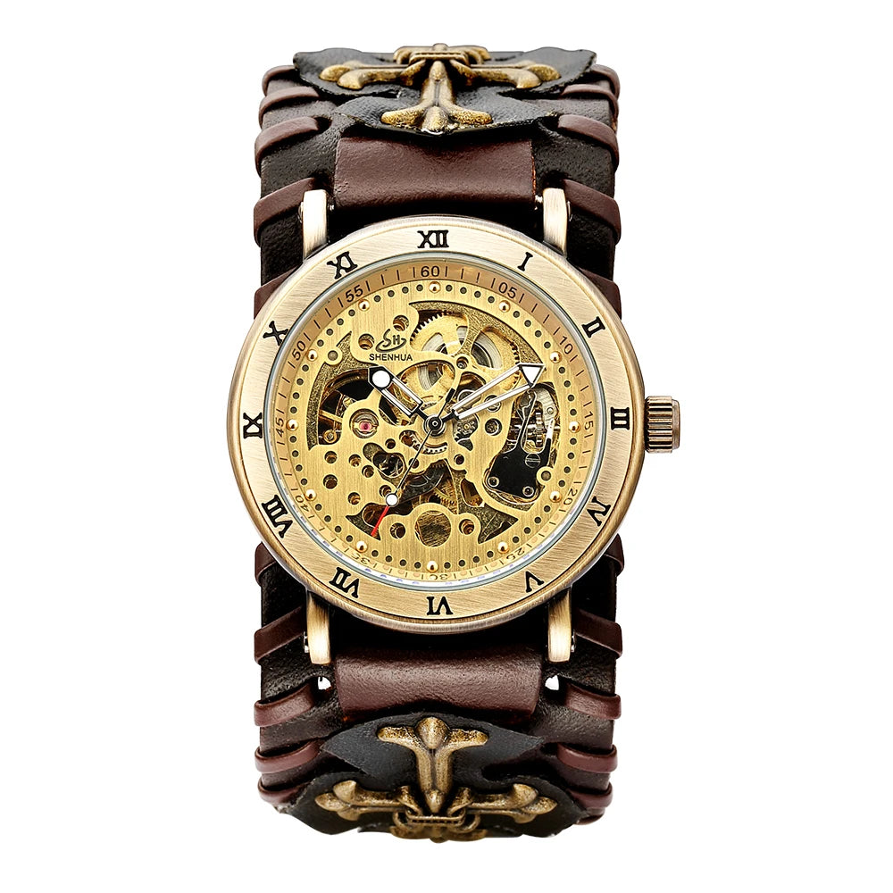 Shenhua Punk European and American mechanical watch for men 2023 fashion