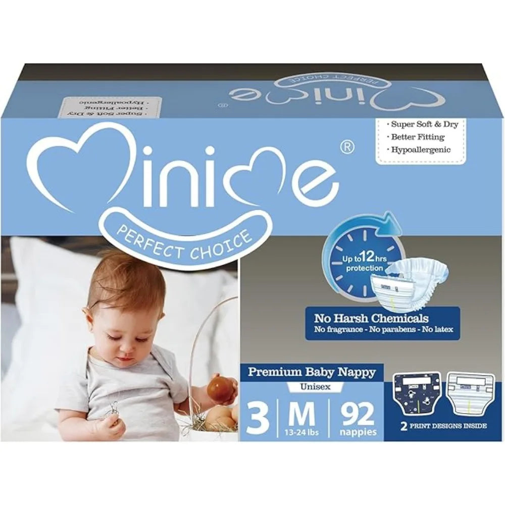 Minime Size 3 - Tã Dán Siêu Mềm, Bảo Vệ Dị Ứng - Daisan Mart