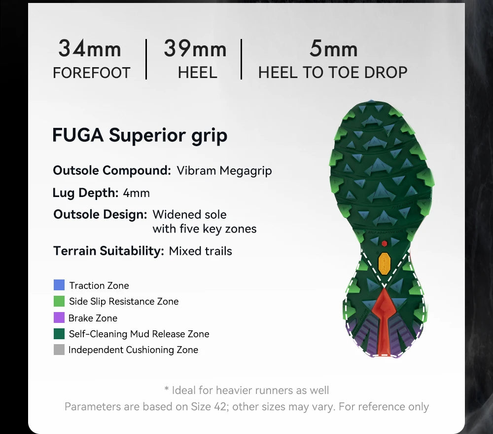 Giày Chạy Bộ Kailas Fuga EX330 Nhẹ Thoáng Unisex - Daisan Mart