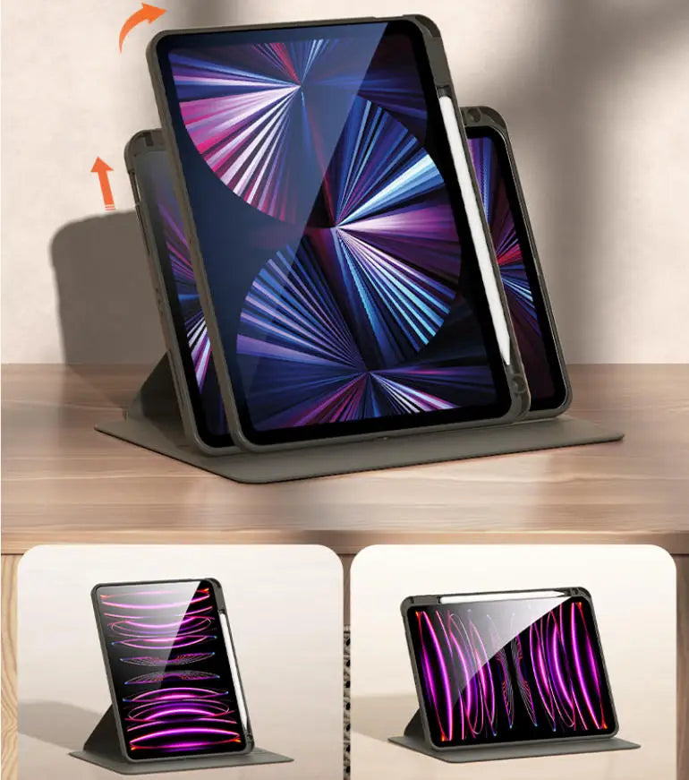 Ốp iPad Mickey Minnie Có Giá Để Bút, Bảo Vệ Toàn Diện - Daisan Mart