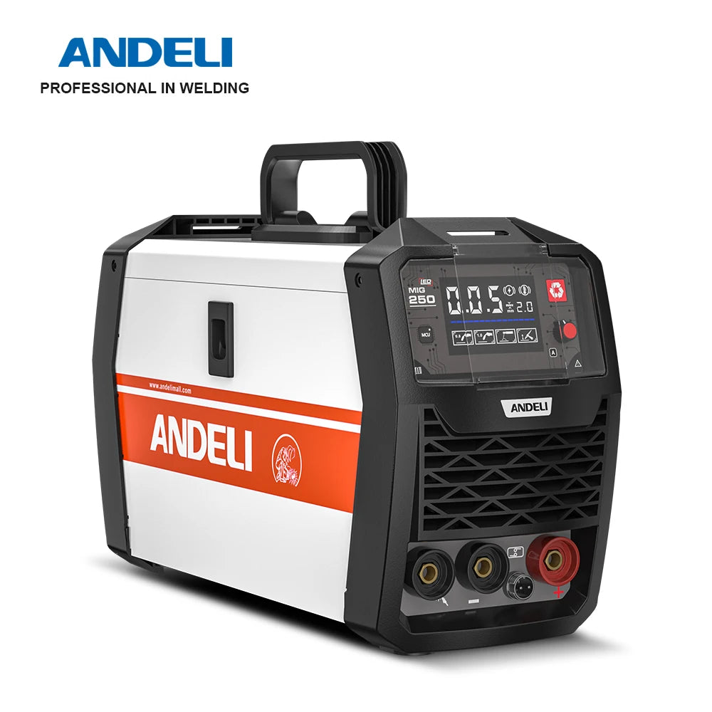ANDELI MIG-250 MIG Welders MIG MMA Lift TIG 3 in 1 Inverter Semi-automatic Welding Machine With Flux Cored Wire Metal Welding - Daisan Mart